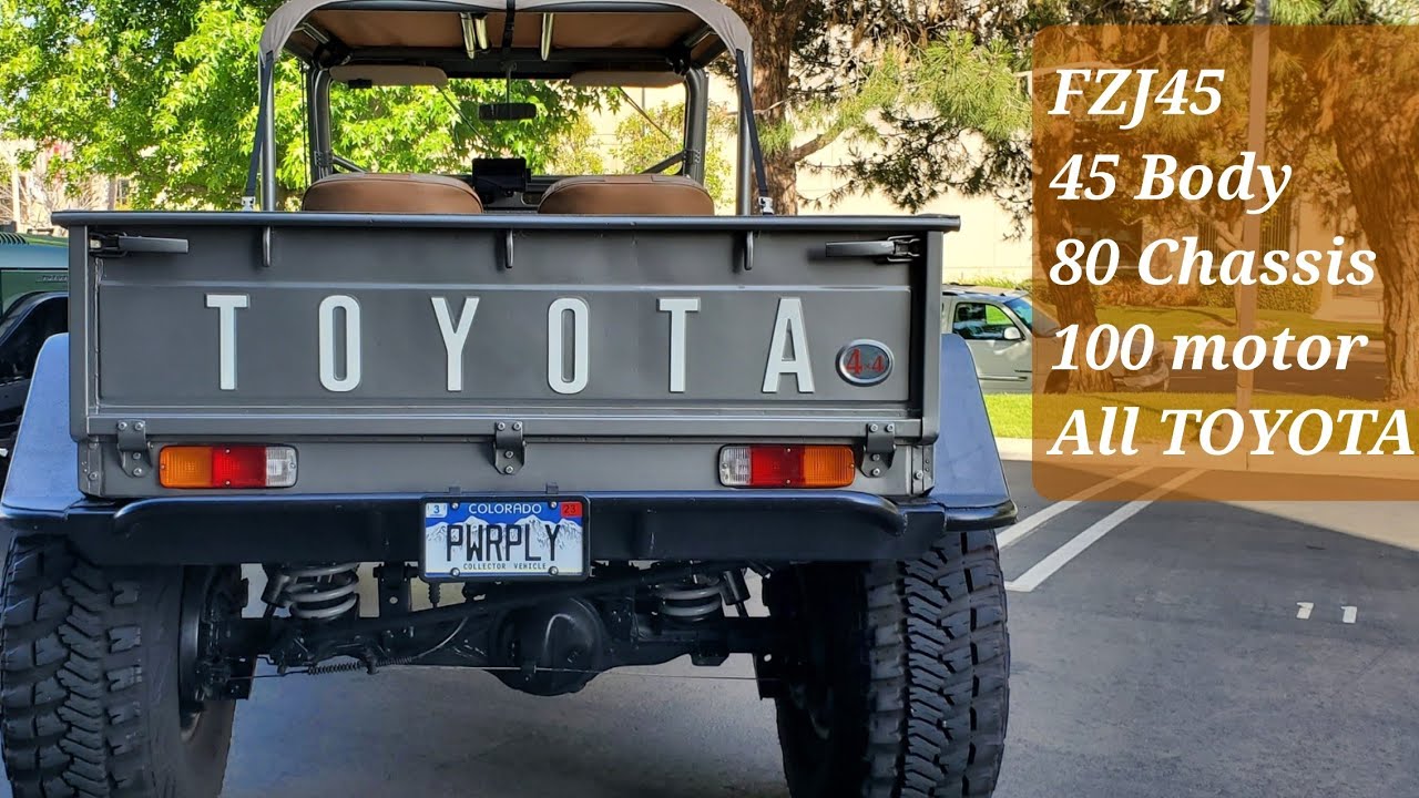 Land Cruiser FZJ45 has 80 chassis and 4.7L V8 One of a kind