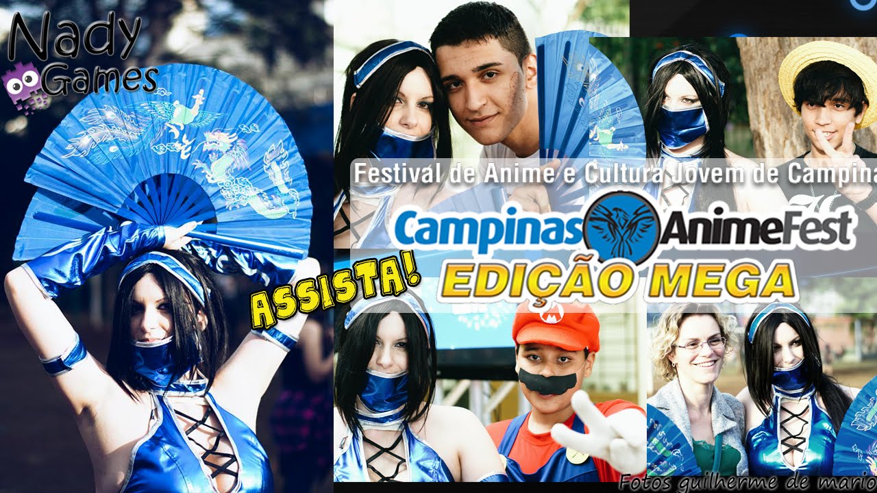 Cobertura Campinas Anime Fest - Estreando cosplay de Kitana