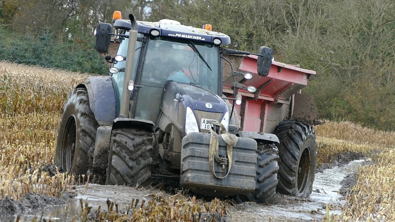 Best Of New Holland T7.270 working in EXTREME CONDITIONS | Muddy Fields | Danish Agriculture