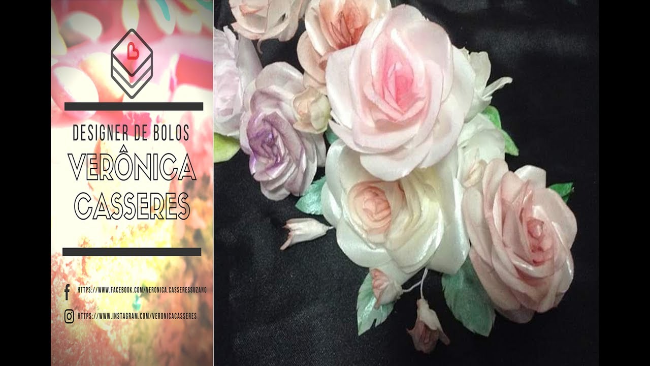 COMO FAZER FLORES COM PAPEL DE ARROZ