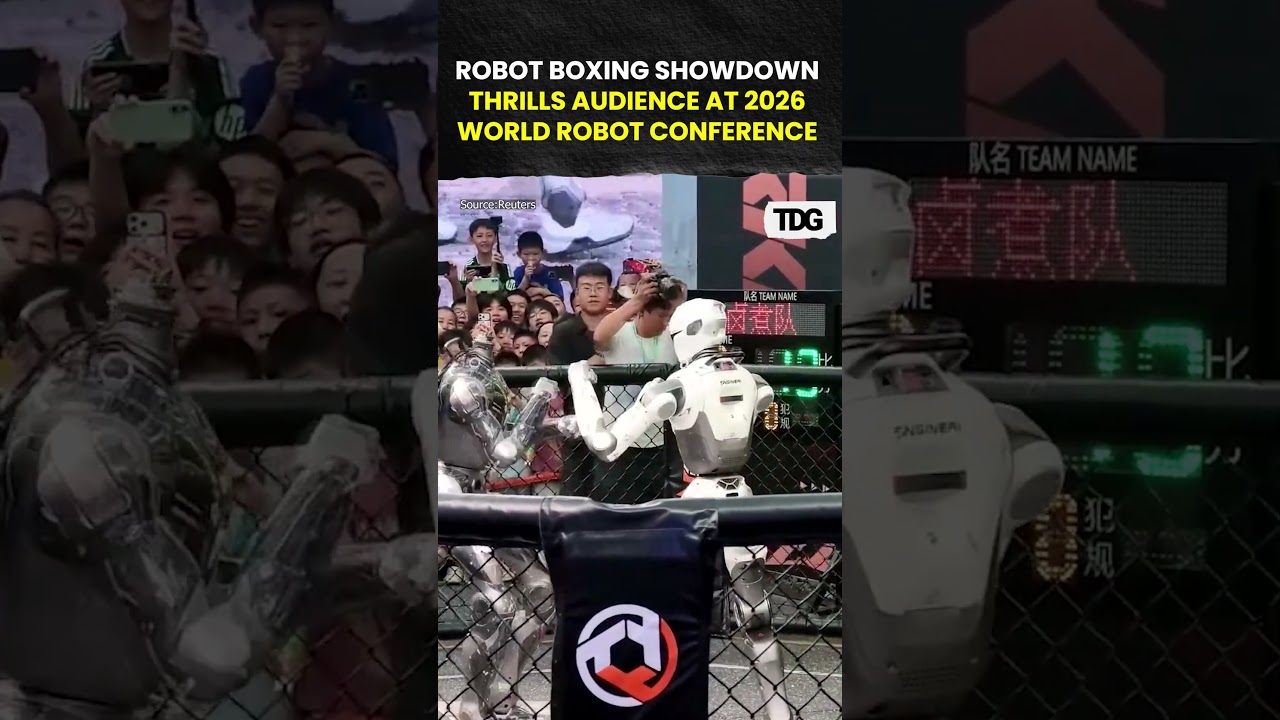 Robot Boxing Showdown Thrills Audience At 2026 World Robot Conference In Beijing