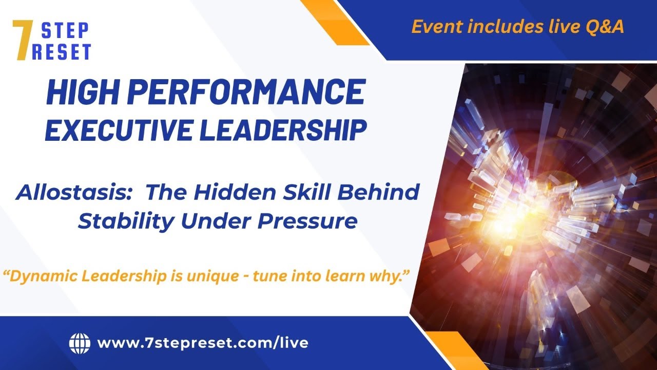 Allostasis for Executives: Leading with Stability in Chaos