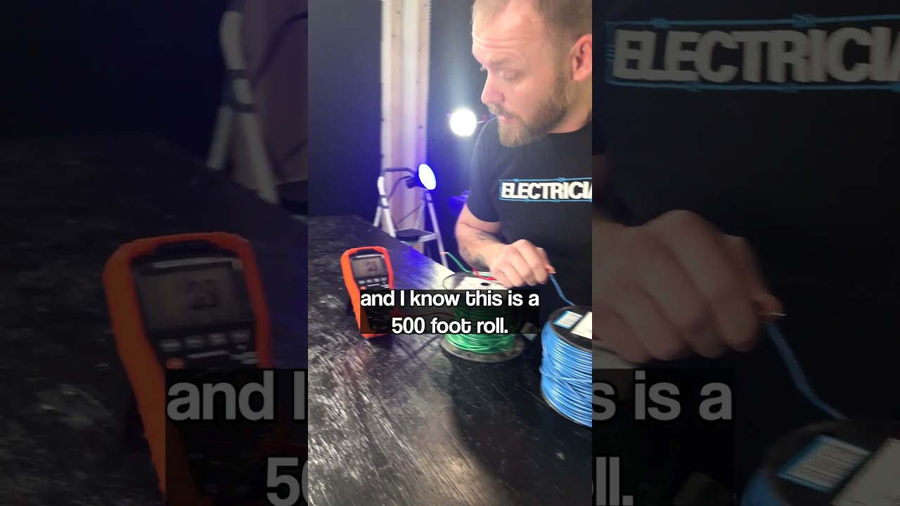 Electrician Hack — Как узнать длину провода на катушке