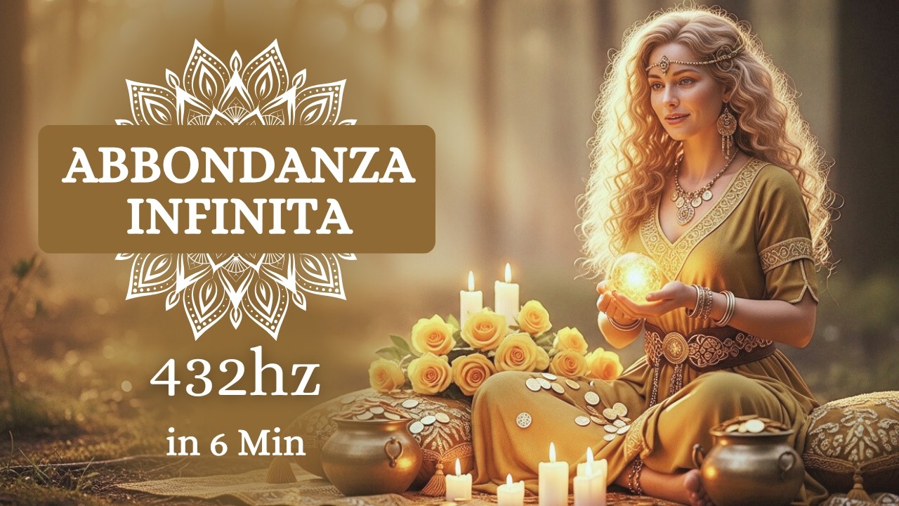 🎵“Abbondanza Infinita, Io Sono Te” IN 6 MINUTI | MUSICA 432Hz di Abbondanza e Prosperità