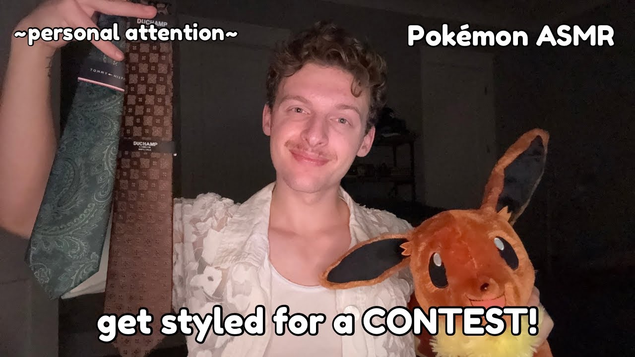 Pokémon ASMR | Galarian (British) styling appointment for a contest with Eevee!