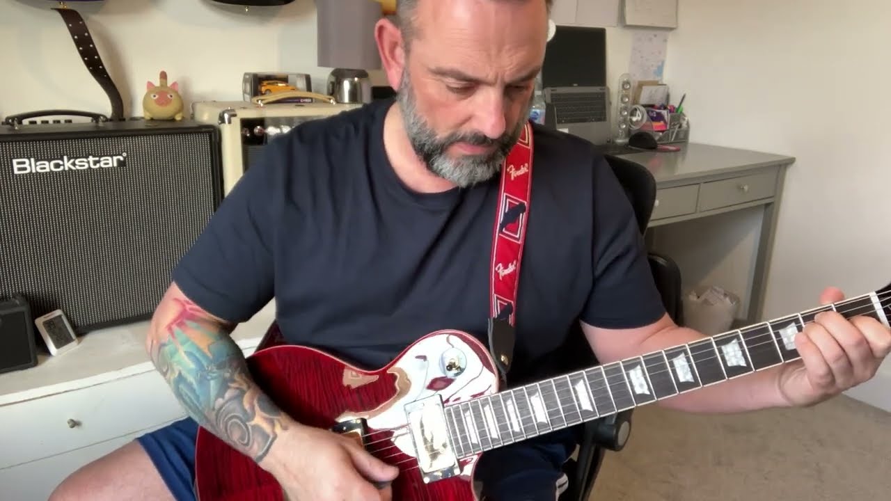Harley Benton SC 550 II, stunning finish and lovely to play