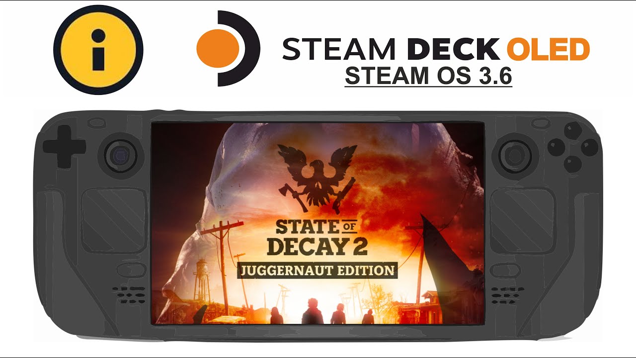 State of Decay 2 on Steam Deck OLED with Steam OS 3.6