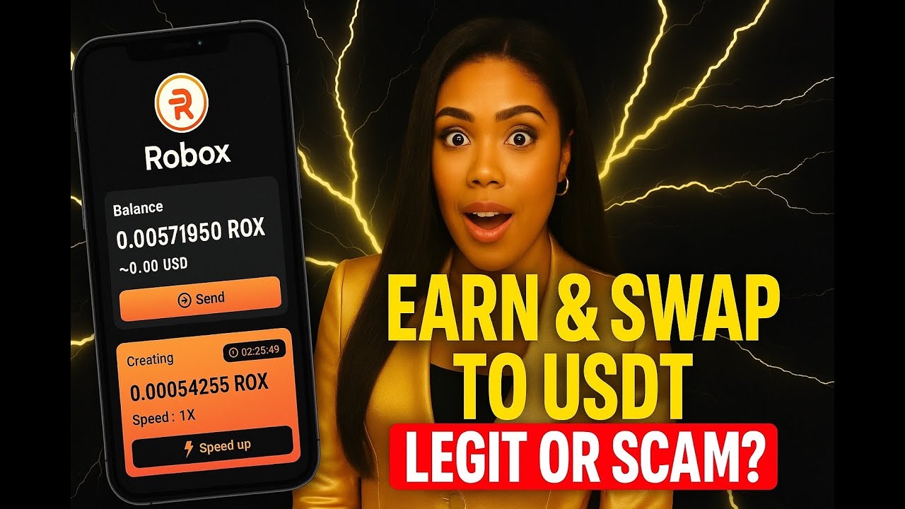 Robox Mining App Review 2025 | EARN & SWAP to USDT (Legit or Scam?)