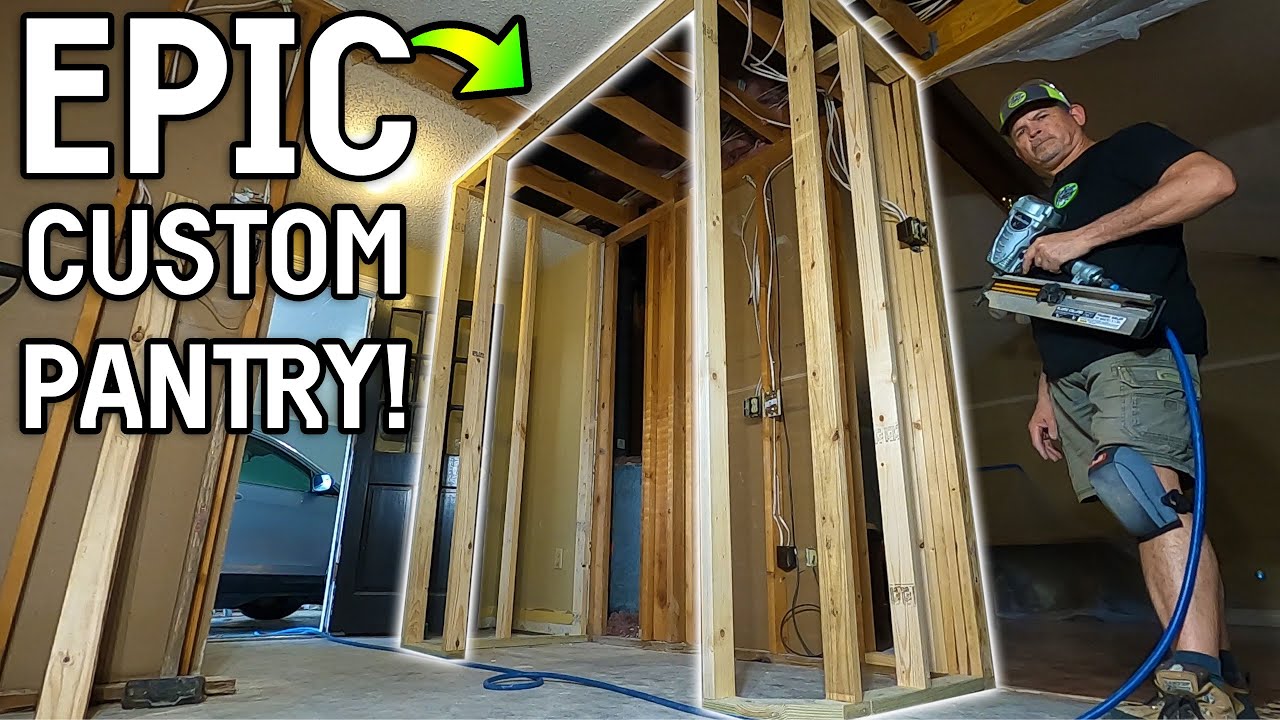 How We Framed this EPIC Walk-In PANTRY! Ep. 6
