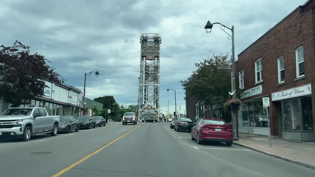 Driving Through Port Colborne, Ontario Canada