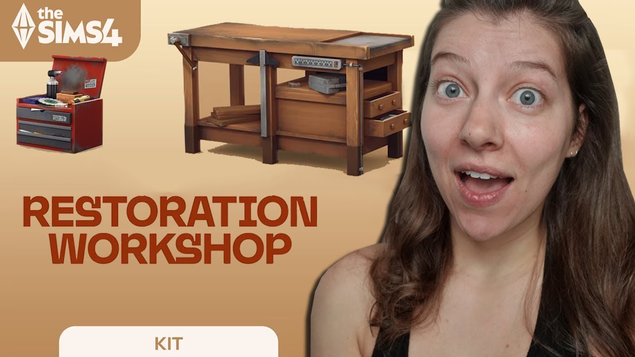 The Sims 4 Restoration Workshop Kit Review | OhcluckGames