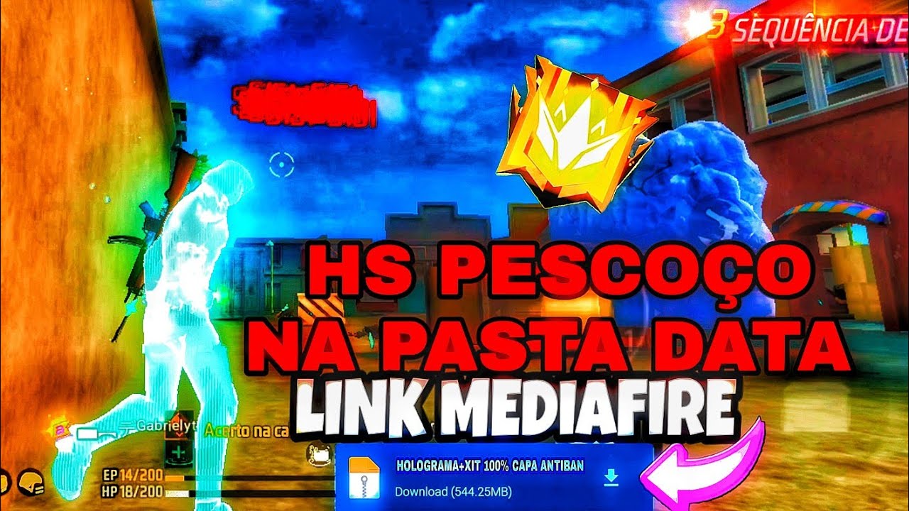 HS PESCO&Ccedil;O NA PASTA DATA + HOLOGRAMA FREE FIRE 🔥 XIT MOBILE 100% CAPA | LINK DIRETO
