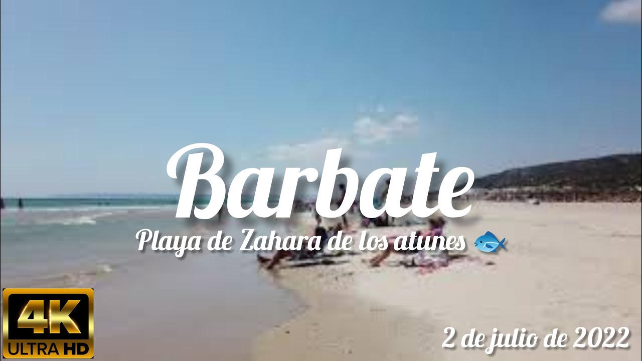 playa de Zahara de los atunes (Barbate) (4k) (2 de julio de 2022)