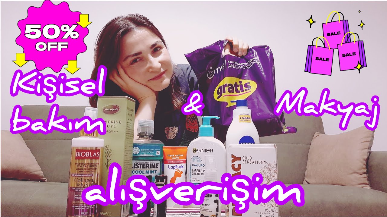 bakım ve makyaj alışverişim   // 