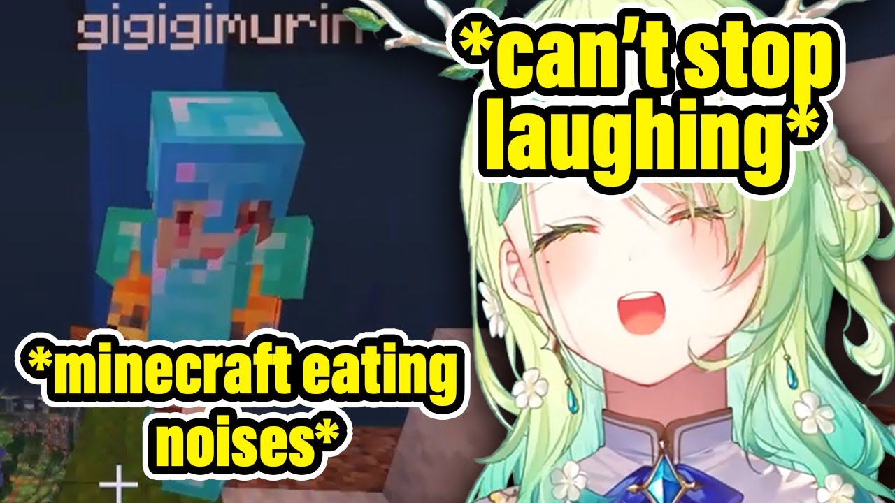 Fauna Loves Gigi's Hilarious Minecraft Eating Noises