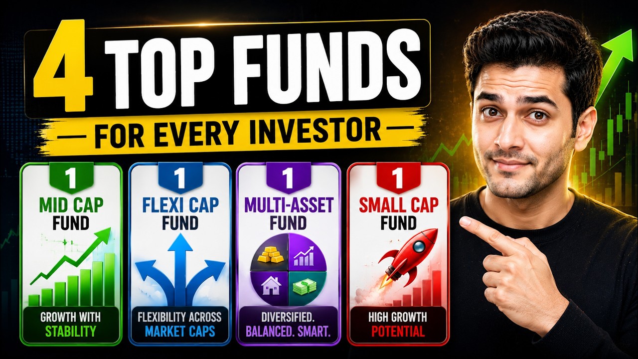 4 Mutual Funds for Lifetime Wealth Creation | बस ये 4 फंड काफी हैं!