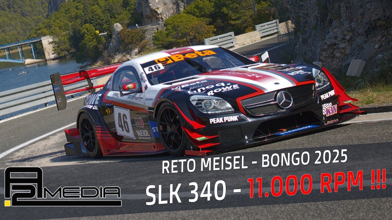 Reto Meisel - 11.000rpm SLK340 -  Bongo Hillclimb Monsters 2025 ●