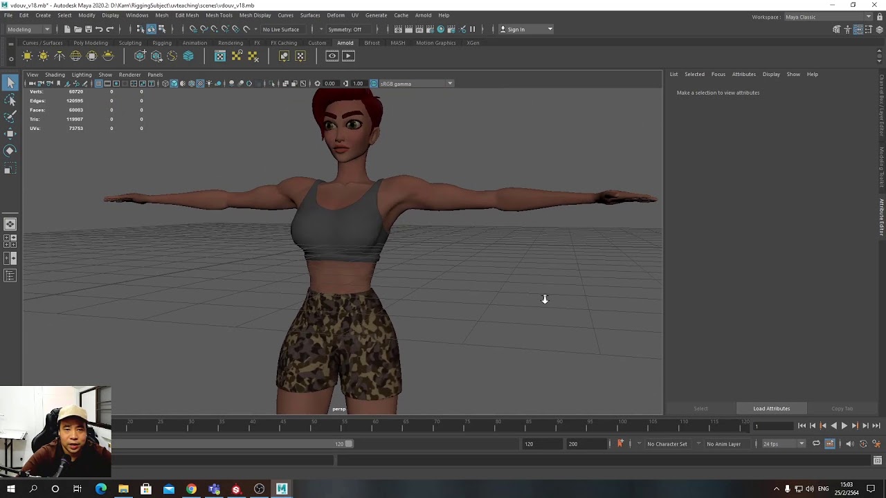 rigging ep.7 การ Export Texture จาก Substance Painter และ Import เข้าสู่ MAYA