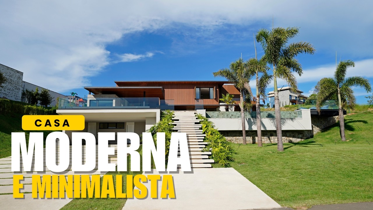 CASA MODERNA E MINIMALISTA NO CONDOMÍNIO TERRAS DE SÃO JOSÉ 2 - ITU/SP