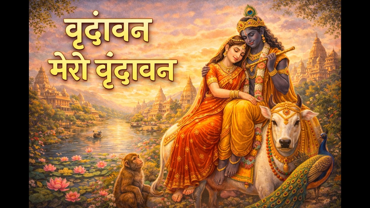 वृंदावन मेरो वृंदावन | Vrindavan Mero Vrindavan | Most Beautiful Krishna Bhajan I Amarjeet jogi