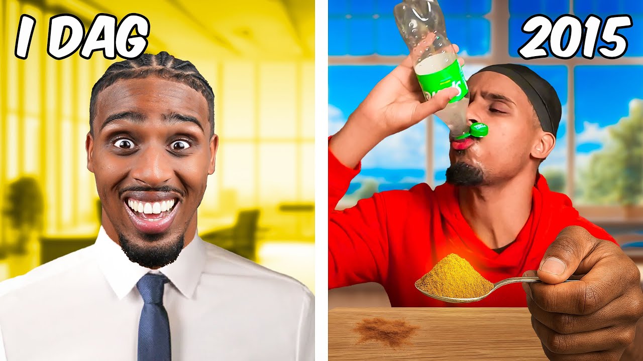 Jeg Reiste Tilbake i Tid og Gjorde Virale YouTube Challenges!