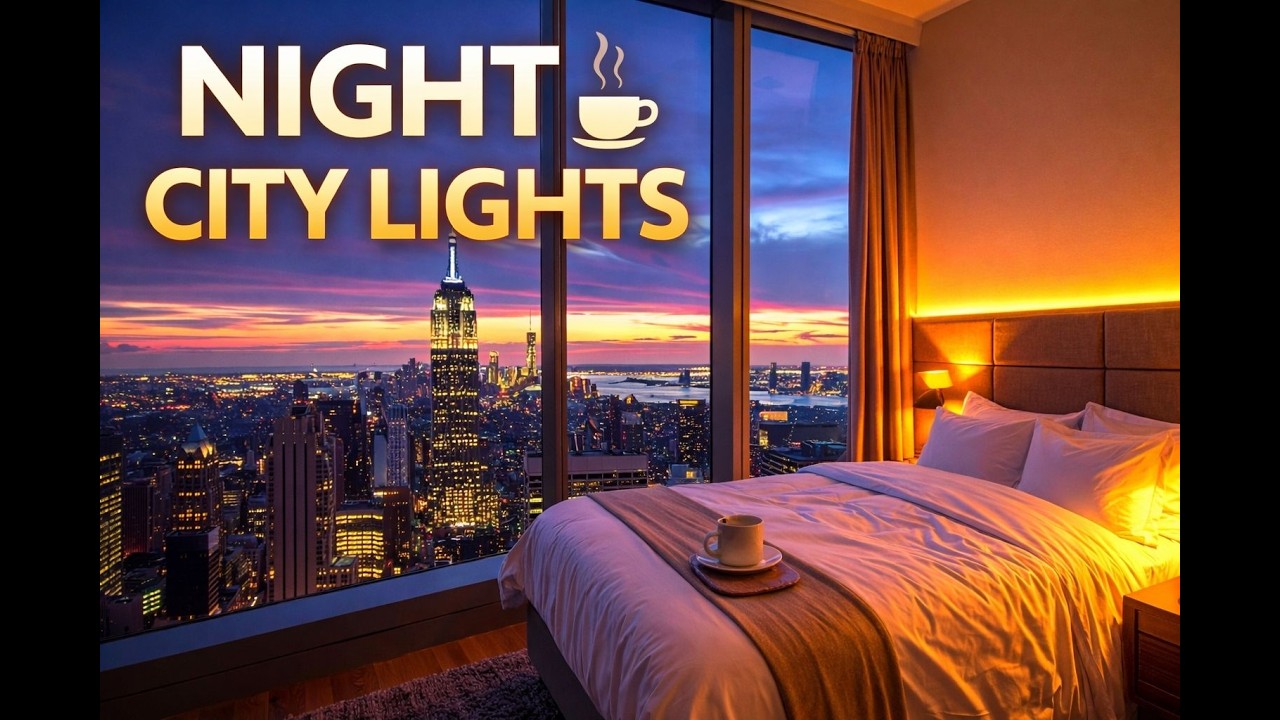 You Won’t Believe This View… 4K NYC Night Relaxation | No Ads