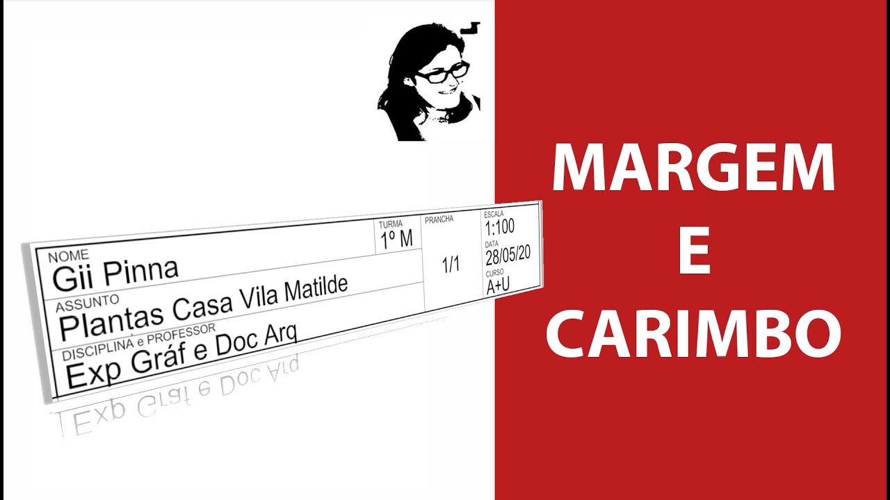 CAD - MARGEM E CARIMBO NO AUTOCAD