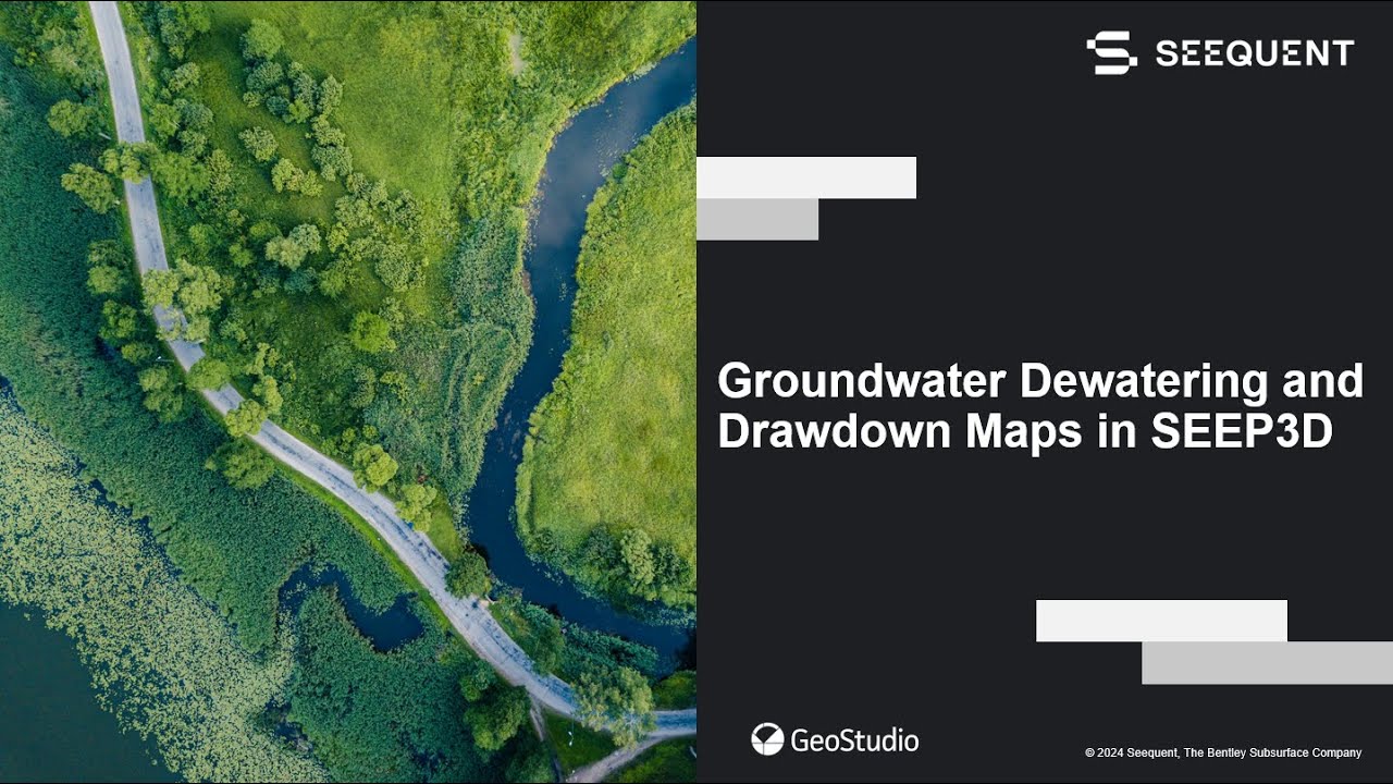 Groundwater Dewatering and Drawdown Maps in SEEP3D