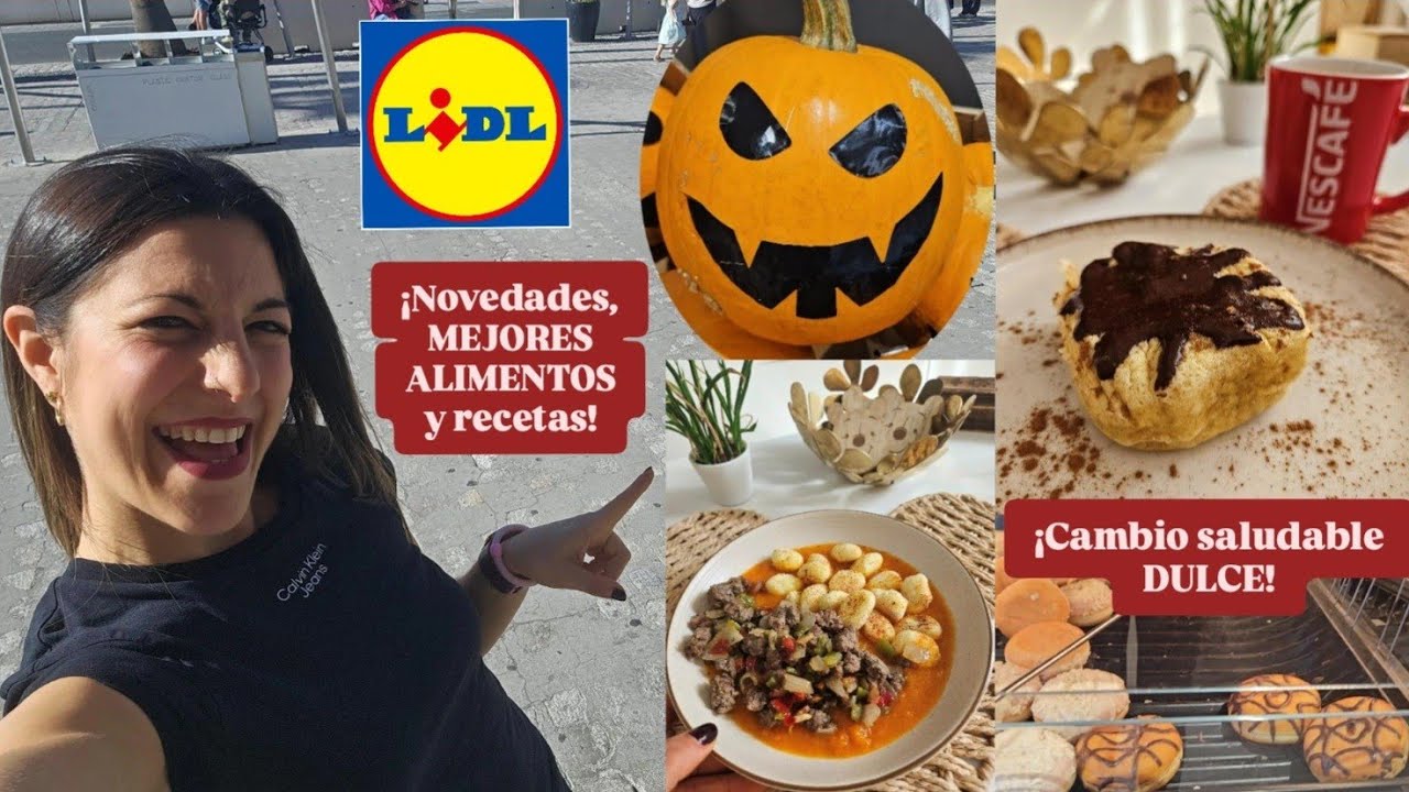 ¡PIERDE GRASA COMIENDO DULCE!🍪Favoritos de LIDL, novedades y recetas saludables de temporada!🎃