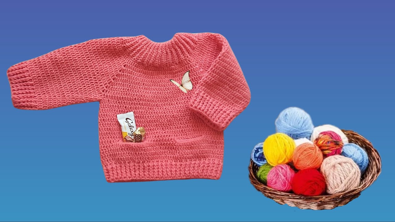 Easy crochet 💯 👌بهترین روش،بافت یقه با قلاب/اموزش،بافت بلوز با قلاب