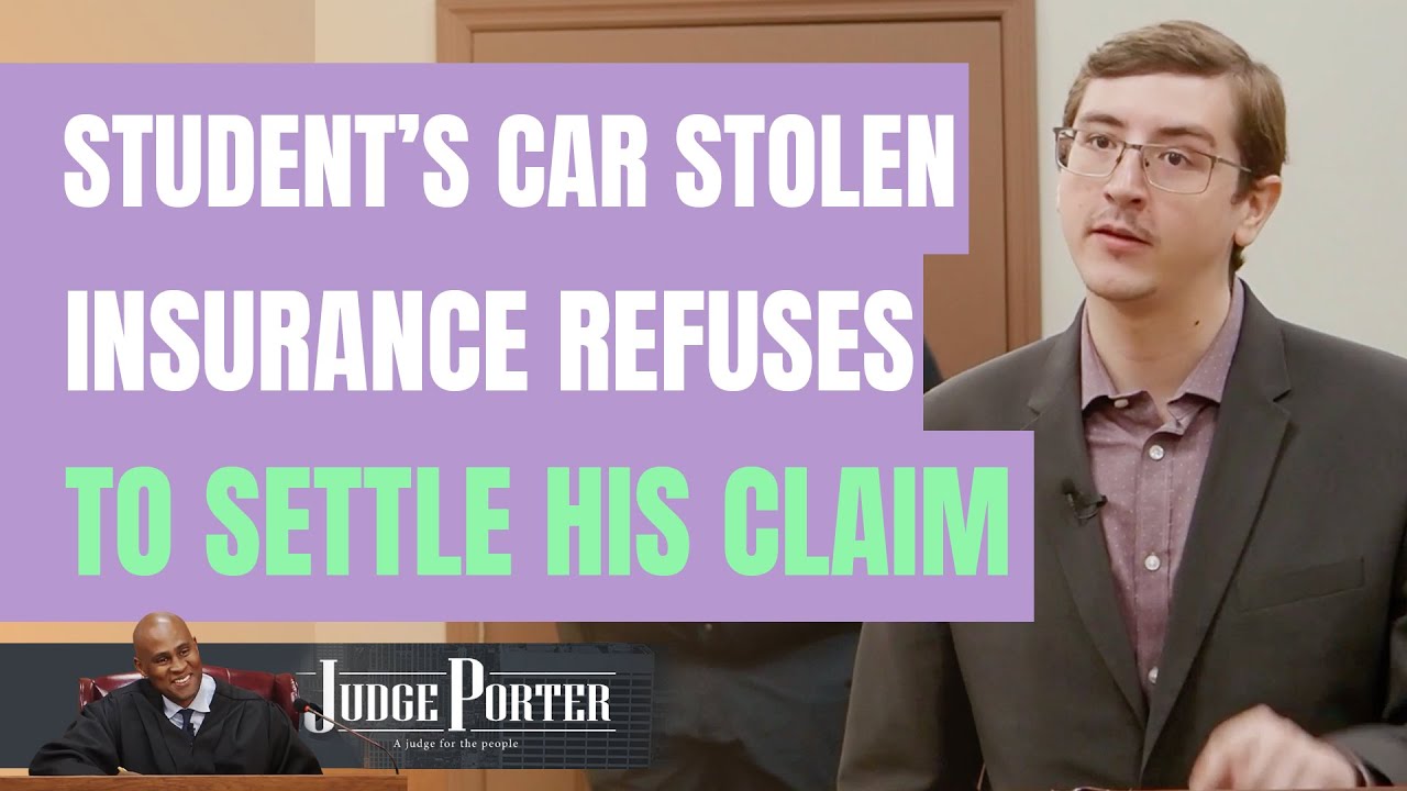 Student Has Car Stolen and Insurance Refuses To Pay.