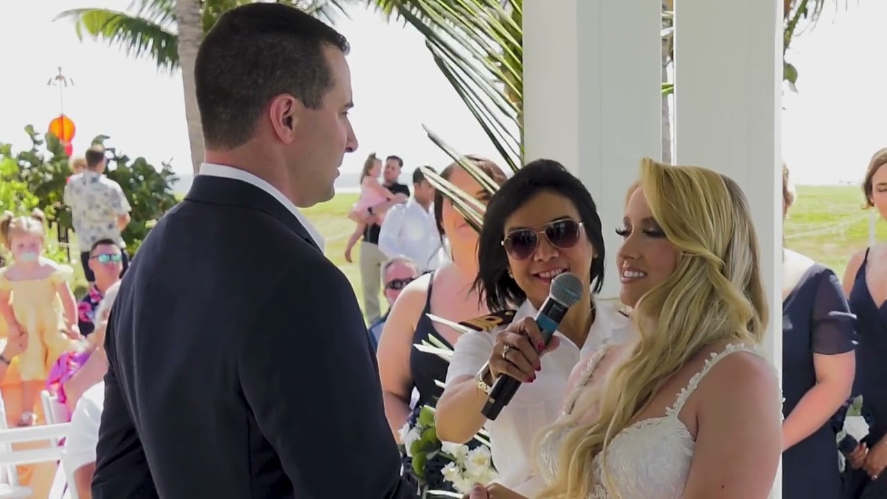 Shelby and John Ocean Cay Marine Reserve MSC Cruises Wedding June 2024