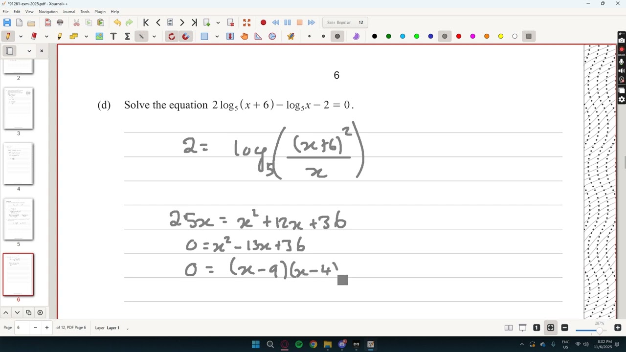 2025 Level 2 Algebra Speedrun (sub 15 minutes WR pace any% glitchless)