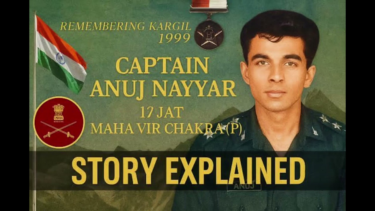 "Real Courage: The Untold Story of Captain Anuj Nayyar | Kargil Hero Explained | English Learning"