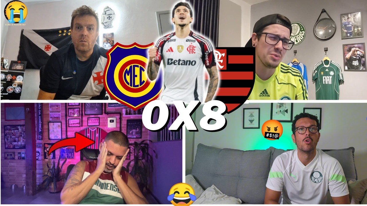 REAÇÕES DOS RIVAIS SECANDO O MENGÃO | MADUREIRA 0 X 8 FLAMENGO | CARIOCA 2026 -VAMOS RIR KKK