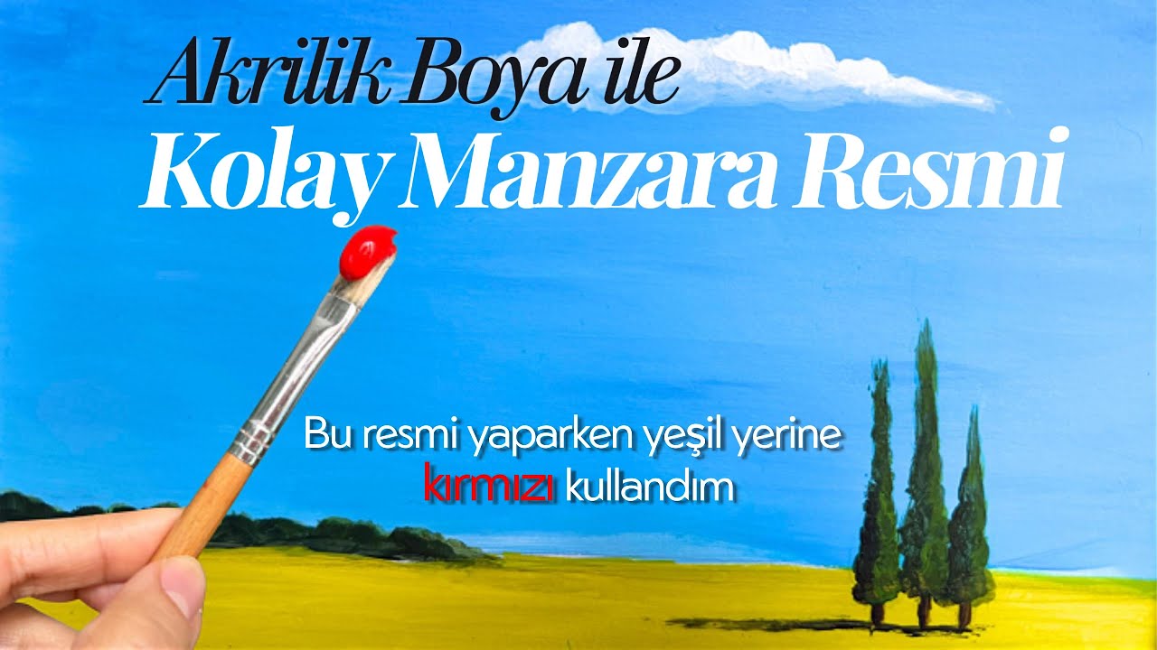 Akrilik Boya Kullanımı, Özellikleri, Renk Karışımları ve Temizliği