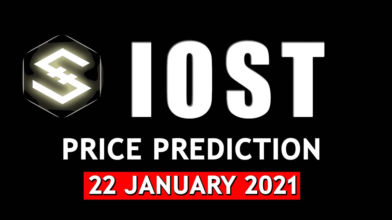 iost price prediction and 80% price range analysis today 22 January 2021