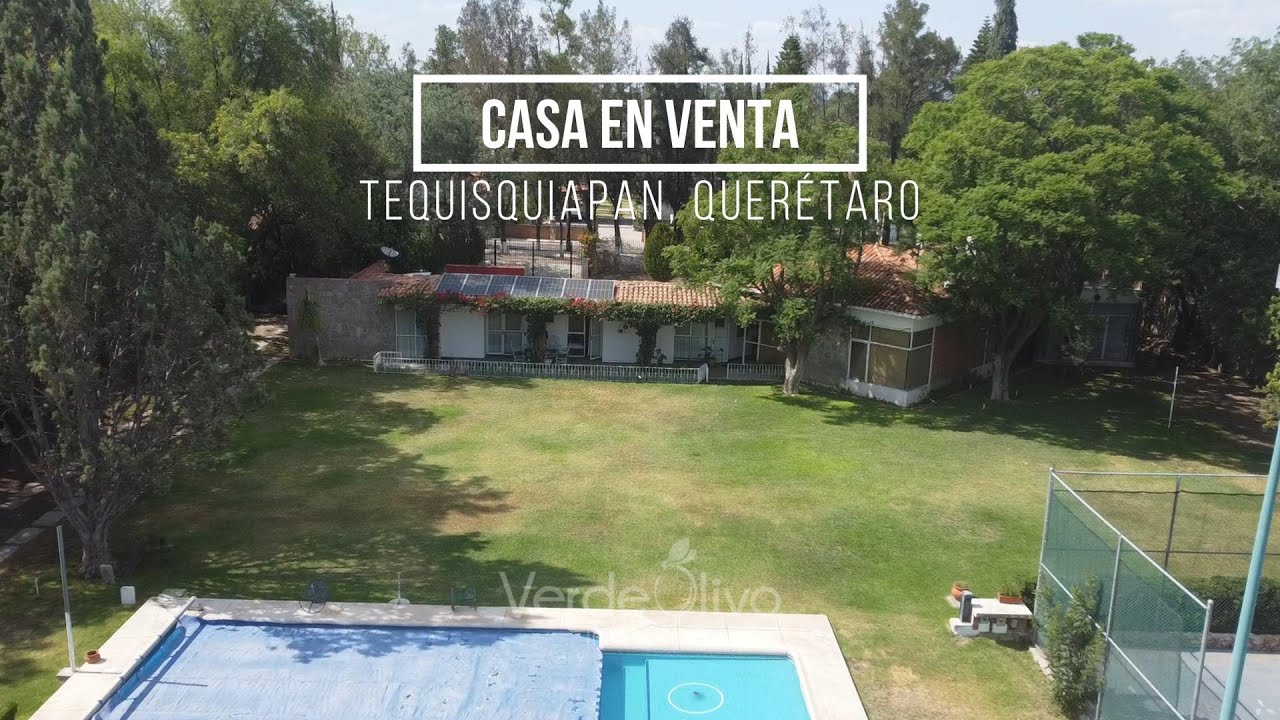 Tu oasis en Tequisquiapan: Casa de una planta con alberca y cancha de tenis