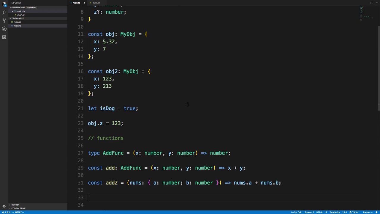 Typescript Basics