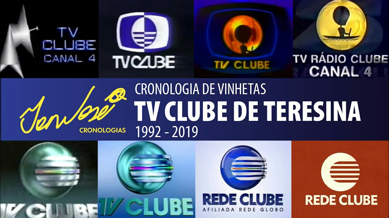 Cronologia de Vinhetas da TV Clube de Teresina - PI (1992-2019)