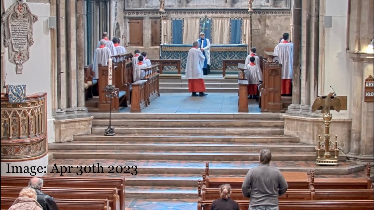 Sung Evensong, S Leonard, Hythe.Sunday May 14th 2023. Sung by the Parish Church Choir of boys & men.