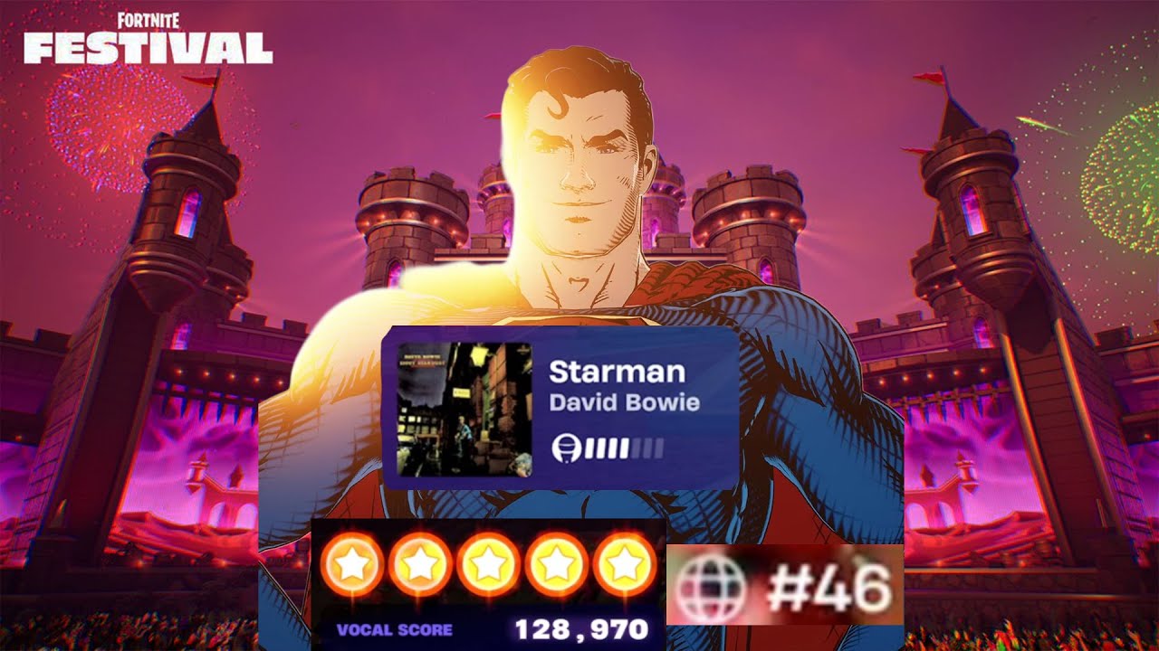 Fortnite Festival S13 ||| Starman By David Bowie | Expert 100% Full Clear Vocals (128,970)