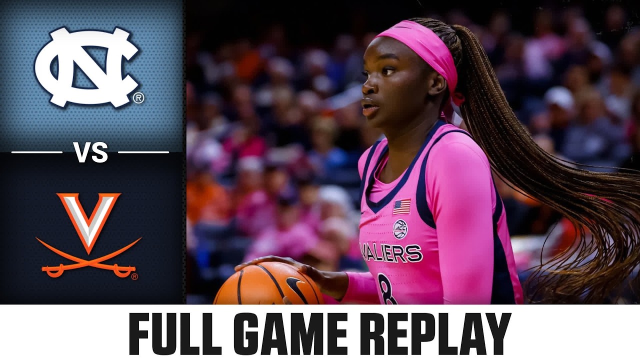 North Carolina vs. Virginia Full Game Replay | 2025-26 ACC Women's Basketball