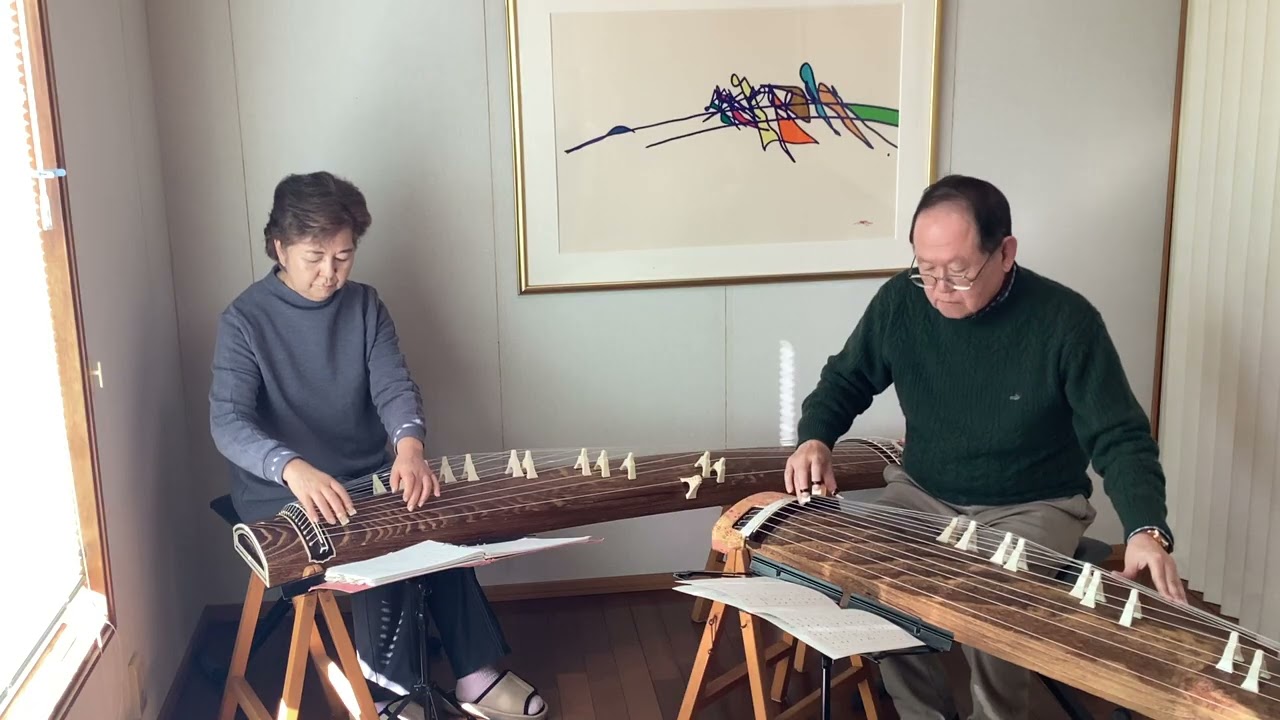 箏二重奏「三段の調」Japanese KOTO duo「Sandan no shirabe」Koto-studio仁