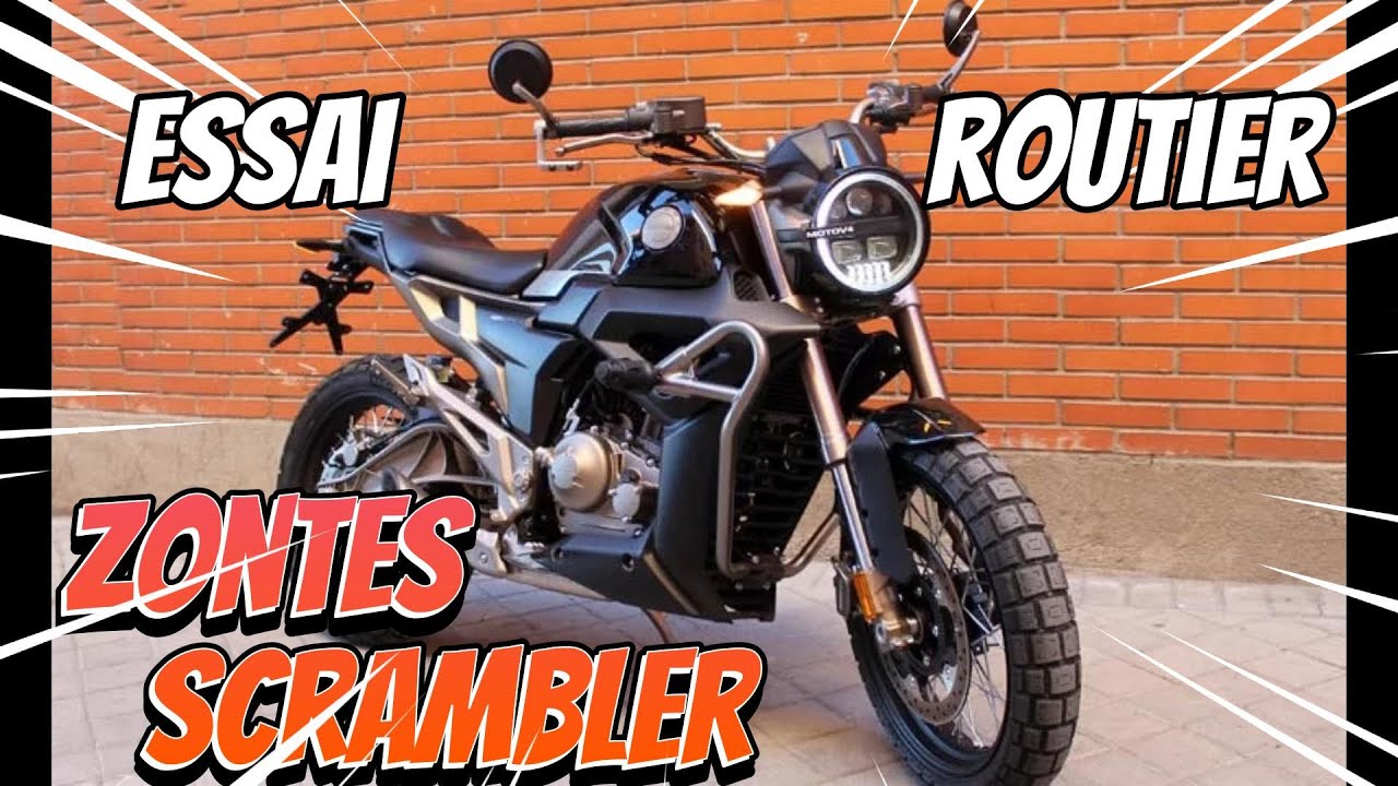 ESSAI ROUTE DE LA ZONTES SCRAMBLER