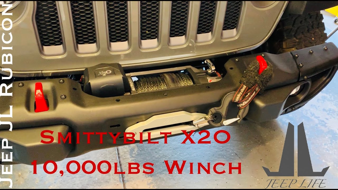 Jeep JL Smittybilt X2O Winch Install