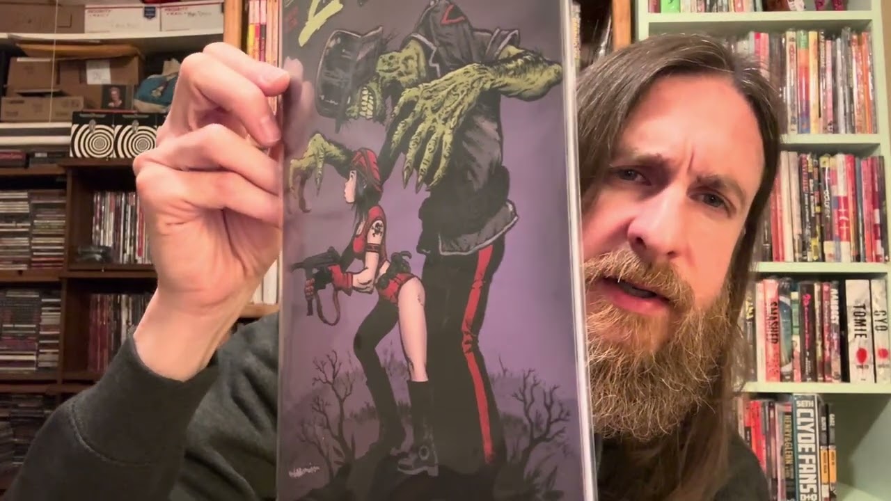 Bearded guy talks about comic books