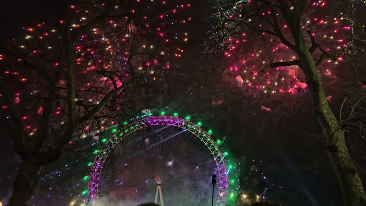 London Fireworks Happy New Year 2024!!