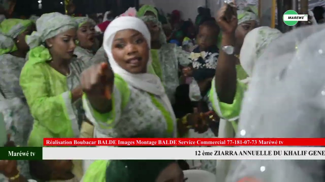 Gamou annuelle cheikhal mouhidine Thierno Bassirou Diao kounkousira dans la région de Saint Louis.