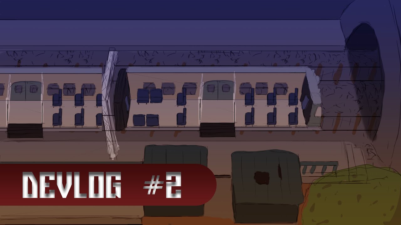 Setting up a start scene for my game: Last Train Indie Game Devlog #2